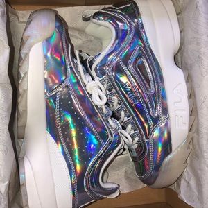 FILA DISRUPTOR II IRI HOLOGRAPHIC SHOE
